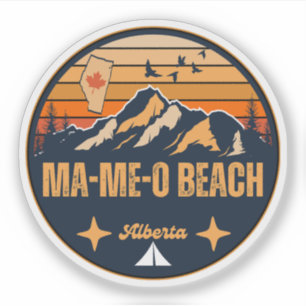 Ma-Me-O Beach, Alberta Sticker