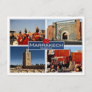 MA Morocco - Marrakech - Postcard