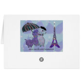 Ma Petite Belle Amour Cards (Back Horizontal)
