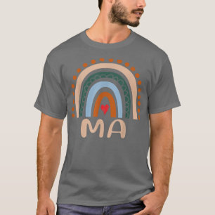 MA Rainbow Grandma Cute Mothers Day Funny MA  T-Shirt
