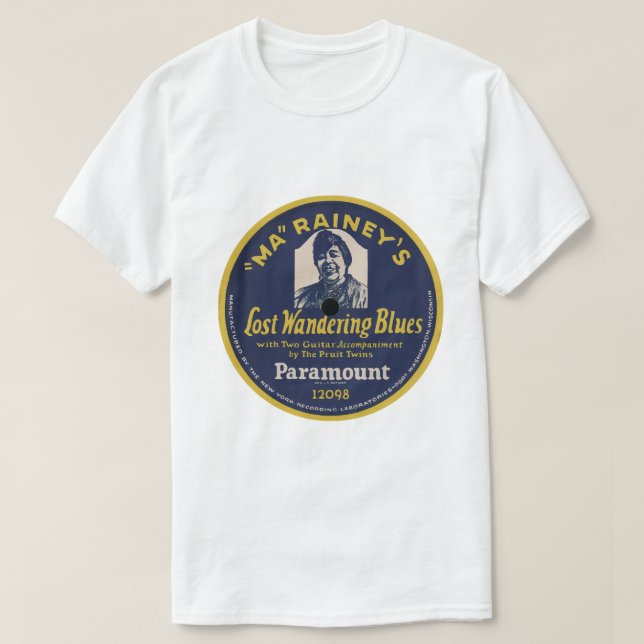 Ma Rainey's "Lost Wander Blues" PARAMOUNT T-Shirt (Design Front)