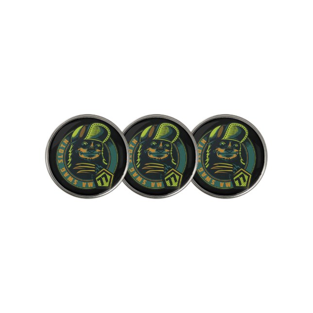 Ma Swag Sloth Golf Ball Marker (3 Up)