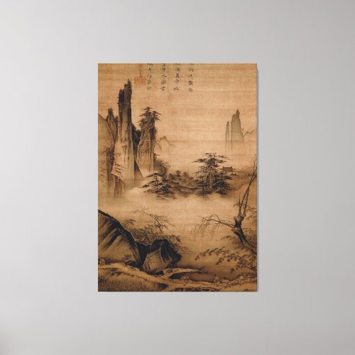 Ma Yuan  Peasants Returning from Work  Canvas Print