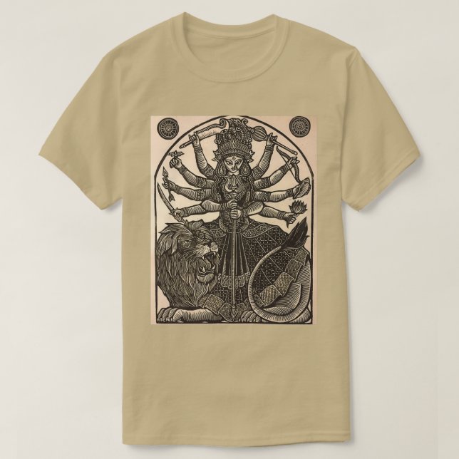 Maa Durga Godess Shakti T-Shirt (Design Front)