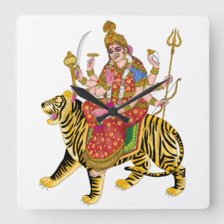 Maa Durga Wall Clock