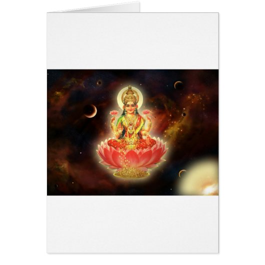 MAA MAHALAXMI DEVI INDIAN GODDESS OF WEALTH/ FORTU (Front)