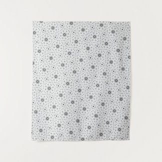 Maacah001 B&W abstract doodle Tapestry