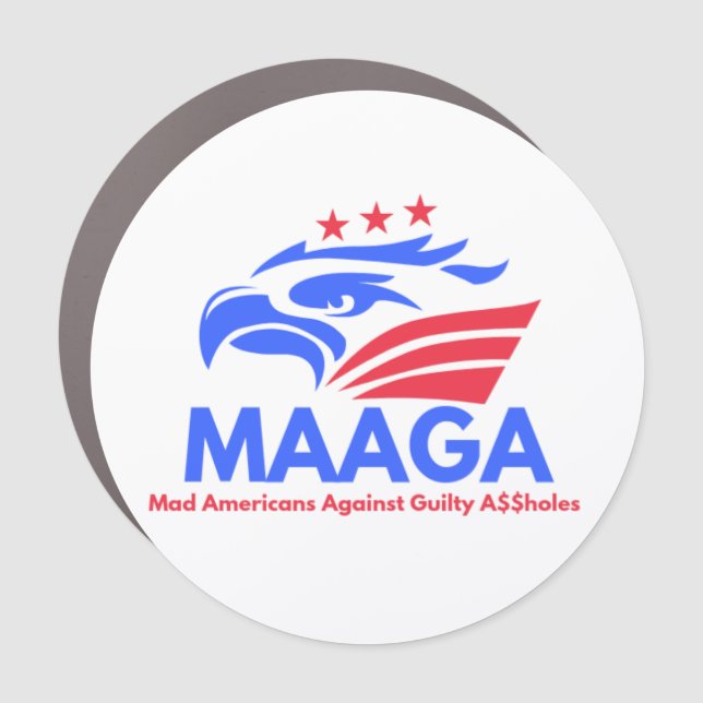Maaga Car Magnet (Front)