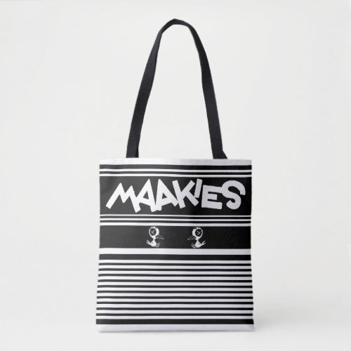 Maakies Stripped Tote Bag