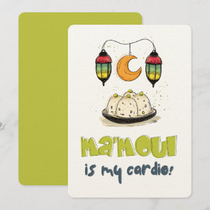 Maamoul is My Cardio: Funny Eid Treats & Lanterns Invitation