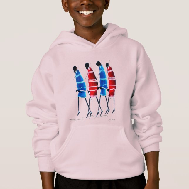 Maasai Art: Street Style | cultural fashion moment Hoodie (Front)