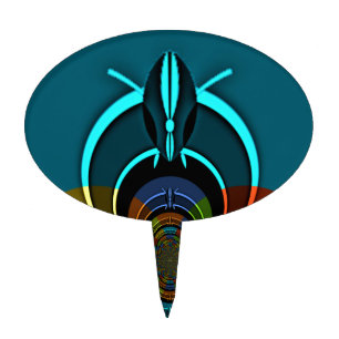 Maasai Colors Hakuna Matata Cake Topper