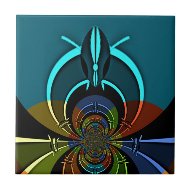 Maasai Colors Hakuna Matata Tile (Front)