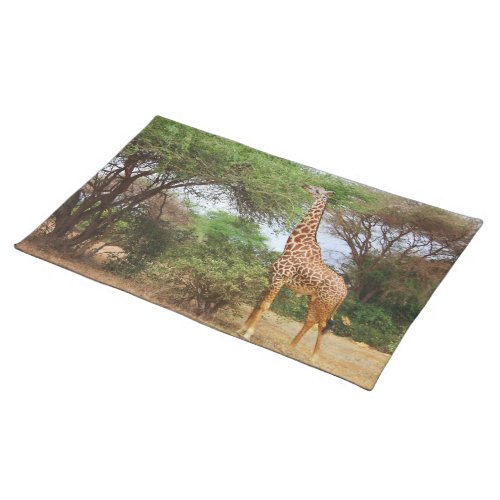 Maasai Giraffe Cloth Placemat