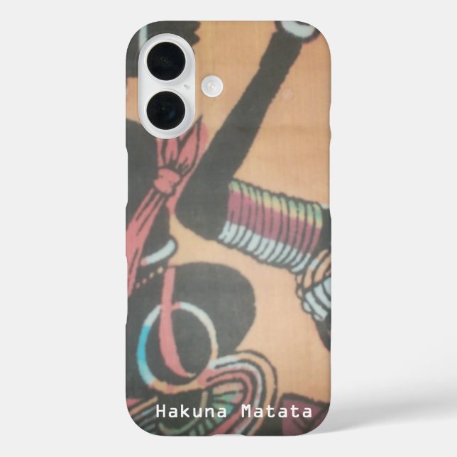 MAASAI Hakuna Matata. Case-Mate iPhone Case (Back)