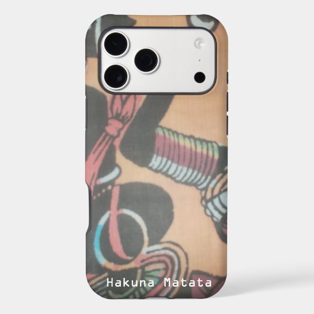 MAASAI Hakuna Matata. Case-Mate iPhone Case (Back)