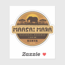 Maasai Mara , National Reserve , Kenya Sticker