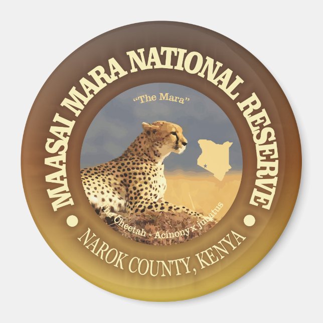 Maasai Mara National Reserve Magnet (Front)