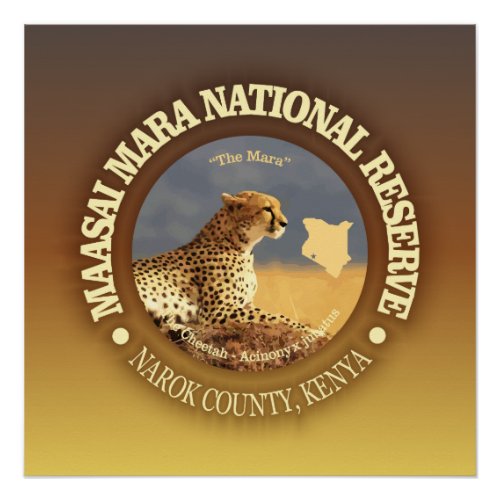 Maasai Mara National Reserve Poster