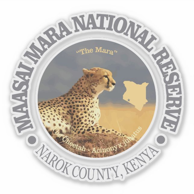 Maasai Mara NR Sticker (Front)