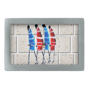 Maasai Morans Christian Art Print Rectangular Belt Buckle