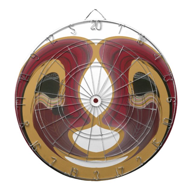 Maasai Mosaic: A Celebration of in Vibrant Culture Dart Board (Front)