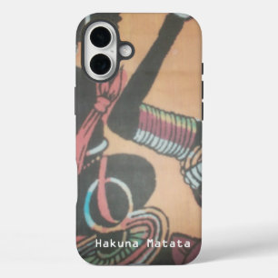 Maasai Tradition and Culture Pattern Art Design iPhone 16 Plus Case