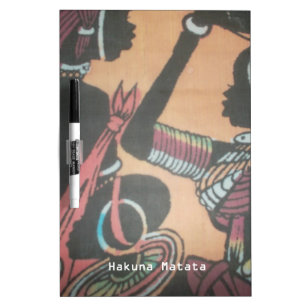 Maasai Tradition and Culture Pattern Art Design Dry-Erase Board