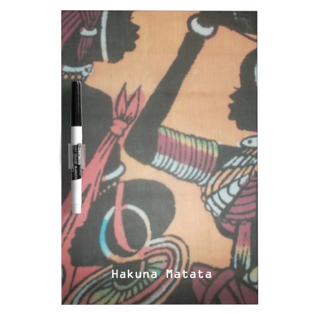 Maasai Tradition and Culture Pattern Art Design Dry-Erase Board (Front)