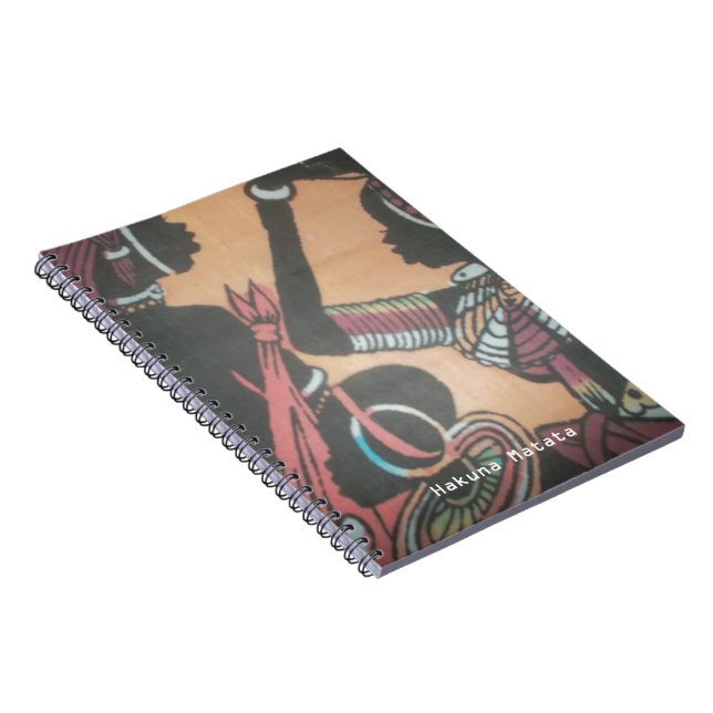 Maasai Tradition and Culture Pattern Art Design Notebook (Right Side)