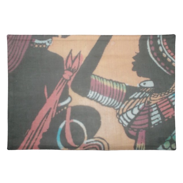 Maasai Tradition and Culture Pattern Art Design Placemat (Front)