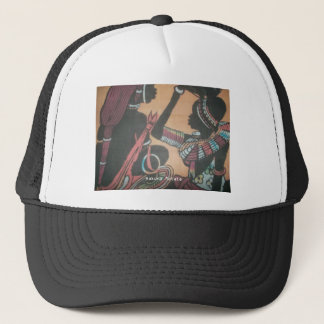Maasai Tradition and Culture Pattern Art Design Trucker Hat