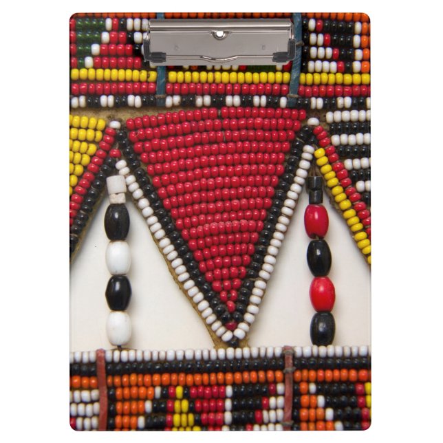 Maasai Tribal Beadwork Clipboard (Front)