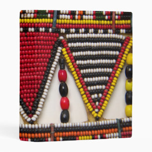 Maasai Tribal Beadwork Mini Binder