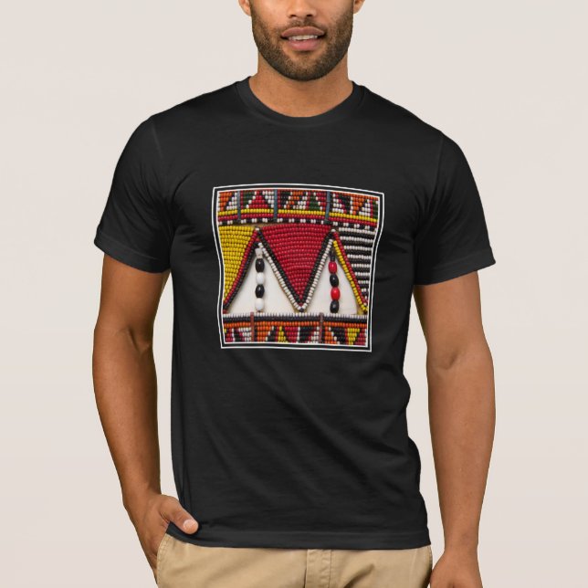 Maasai Tribal Beadwork T-Shirt (Front)