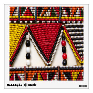 Maasai Tribal Beadwork Wall Decal