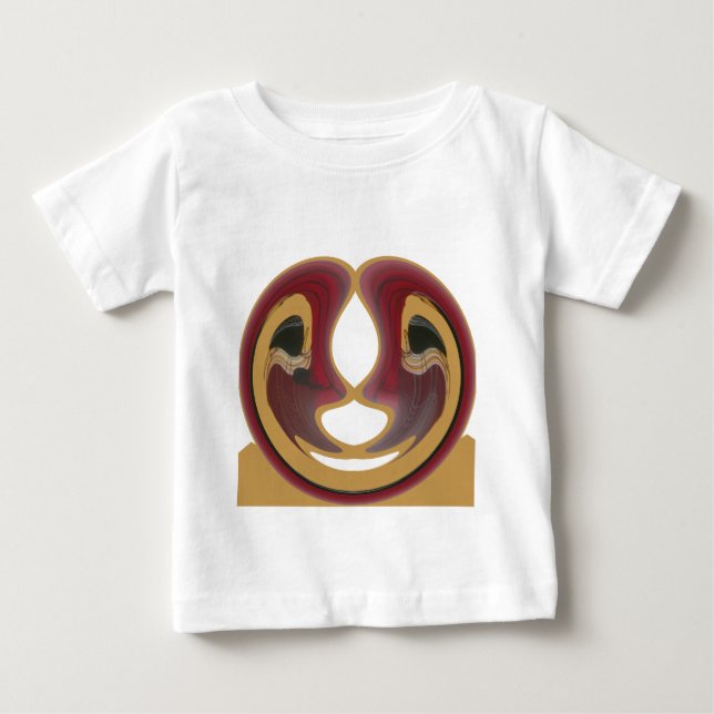 Maasai Tribal Whirl Art Print Baby T-Shirt (Front)