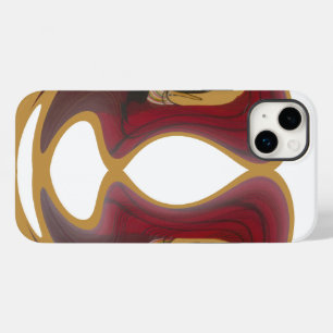 Maasai Tribal Whirl Art Print Case-Mate iPhone 14 Plus Case
