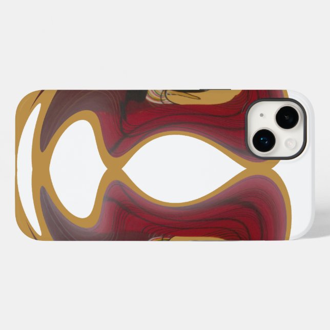 Maasai Tribal Whirl Art Print Case-Mate iPhone Case (Back (Horizontal))