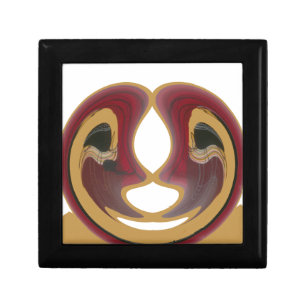 Maasai Tribal Whirl Art Print Jewelry Box