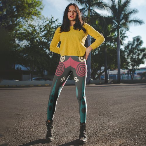 Maasai Warrior Capri Leggings