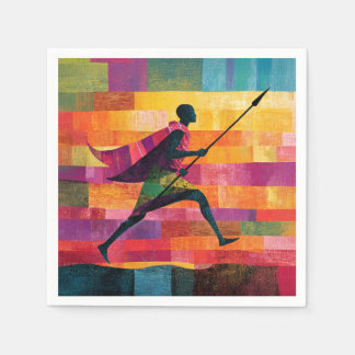 Maasai Warrior's Journey Napkins