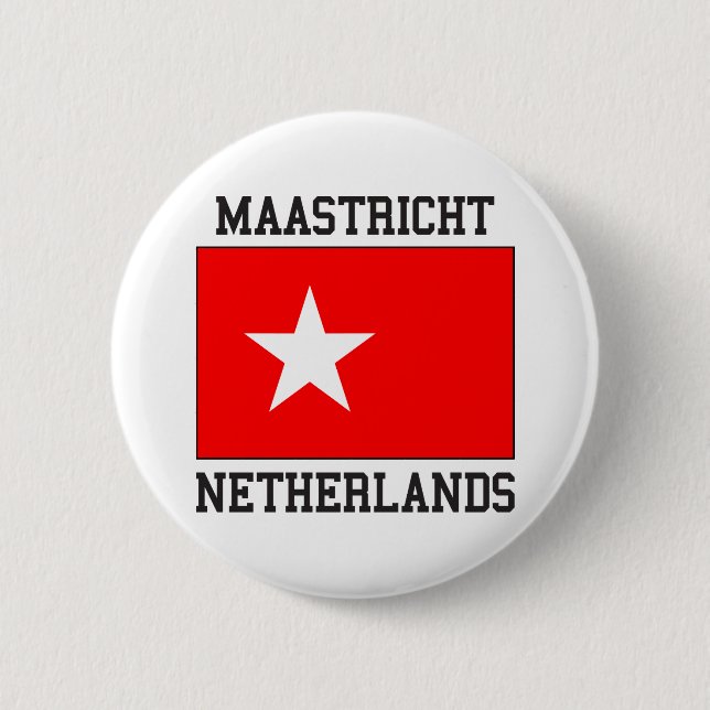 Maastricht Netherlands Button (Front)