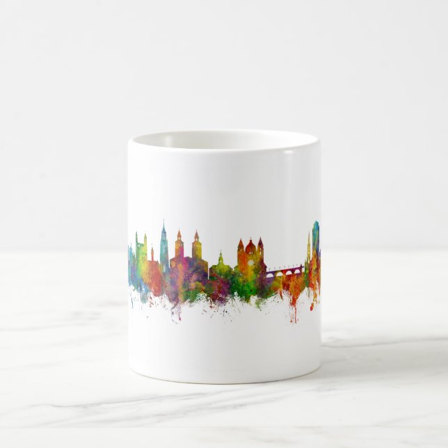 Maastricht The Netherlands Skyline Coffee Mug (Center)