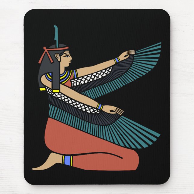 Ma'at Egyptian Goddess Mousepad (Front)