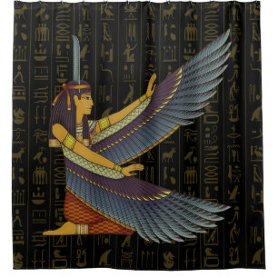 Ma'at Goddess Shower Curtain