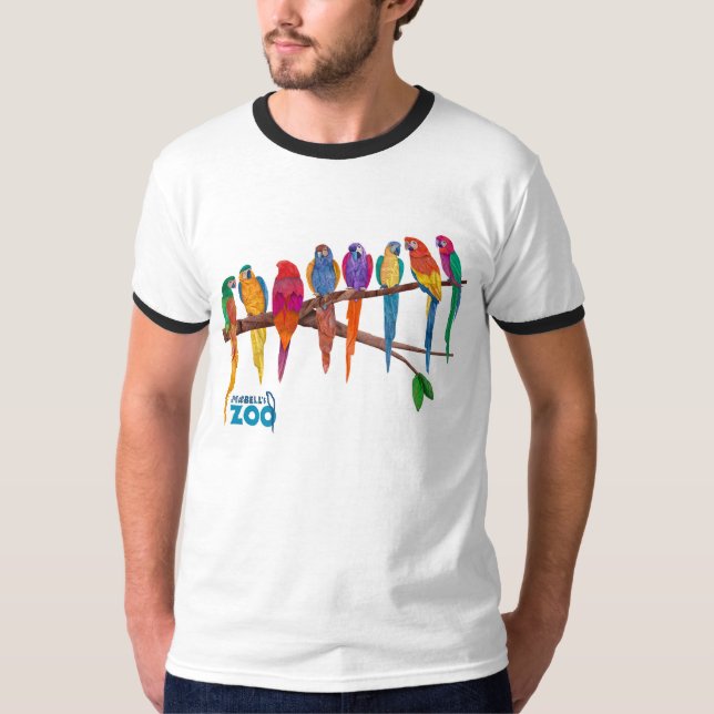 Mabell's Zoo Animals, The Parrots T-Shirt (Front)