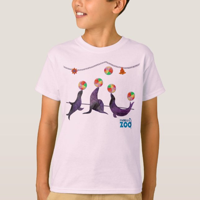 Mabell's Zoo Animals, The Seals T-Shirt (Front)