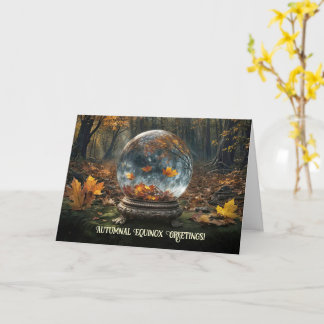 Mabon Autumn Equinox with Crystal Ball Card