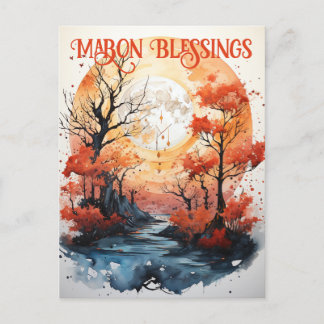 Mabon Blessings Postcard